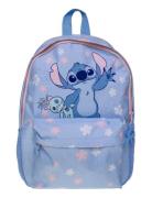 Stitch, Rygsæk H38 X B28 X D13 Cm Blue Euromic