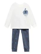 Long Animal-Print Pyjamas Grey Mango