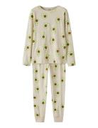 Nkfnightset Oatmeal Avocado Noos Beige Name It
