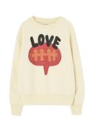 Love Flan Yellow Bear Sweatshirt Yellow THE ANIMALS OBSERVATORY