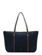 Shopper Bag With Double Handle Navy Mango
