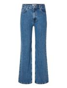 Slfalice Hw Wide Long Wing Blu Jean Noos Blue Selected