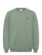 Heart Sweatshirt Khaki Makia