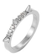 Crown Spike Ring Clear/Silver Silver Bud To Rose