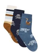 3-Pack Socks Patterned Minymo