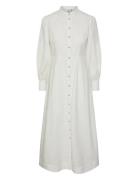 Yasmia Ls Long Dress S. White YAS