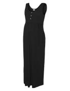 Mlivy Lia Sl Jrs Ankle Dress 2F Noos Black Mamalicious