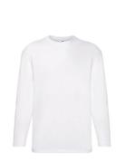 Valueweight Long Sleeve T White Fruit Of The Loom