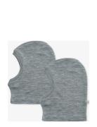 2 Wool Balaclava Kim Grey Wheat