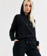 ASOS DESIGN tracksuit hoodie / slim jogger with tie in organic cotton-...