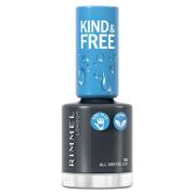 Rimmel London Kind & Free Nail Polish Lacquer 8 ml – 158 All Grey