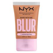 NYX Professional Makeup Bare With Me Blur Tint Foundation 11 Medi