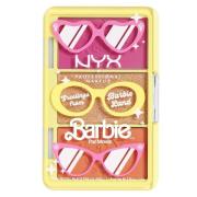 NYX Professional Makeup Barbie Pressed On The Go Mini Cheek Palet