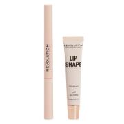 Makeup Revolution Lip Shape Lift Kit Rose Pink 3 kpl