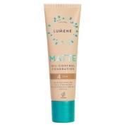 Lumene Matte Oil-Control Foundation SPF20 30 ml - 4 Tan