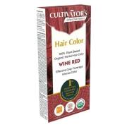 Cultivator's Organic Herbal Hair Color Wine Red 100g