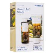Korres Santorini Grape Showergel & Body Milk Set Duo