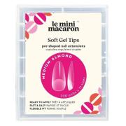 Le Mini Macaron Soft Gel Tips Medium Almond 220pcs