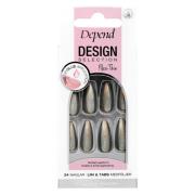 Depend Design Selection Nails Night Shadow Almond