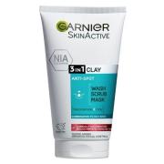 Garnier PureActive Salicylic 3-In-1 Anti-Pimple Clay Wash Scrub M