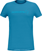 Norrøna Women's Falketind Equaliser Merino T-Shirt Hawaiian Surf