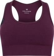 Hellner Women's Merino Wool Seamless Bra Grape Wine