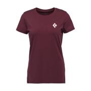 Black Diamond Women's Equipment For Alpinists Shortsleeve Tee Burgundy