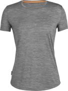 Icebreaker Women's Sphere II Short Sleeve Tee Metro Heather