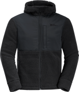 Jack Wolfskin Men's Felslicht Hooded Jacket Black