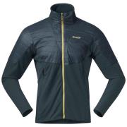 Bergans Men's Senja Midlayer Jacket  Orion Blue/Pineapple