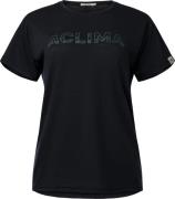 Aclima Women's LightWool 140 Classic Tee Logo Jet Black