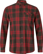 Seeland Men's Highseat Shirt Red Forest Check