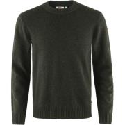 Fjällräven Men's Övik Round-neck Sweater Dark Olive