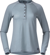 Bergans Women's Lysebu Wool Henley Husky Blue