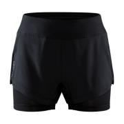 Craft Women's Adv Essence 2-in-1 Shorts Black