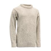 Devold Nansen Man Sweater Crew Neck Grey Melange