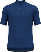 Odlo Men's T-shirt S/U Collar S/S 1/2 Zip Essential Limoges