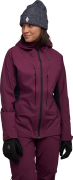 Black Diamond Women's Dawn Patrol Hybrid Shell Jacket Blackberry/Black