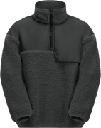 Jack Wolfskin Teens' Halfzip Fleece Granite Black