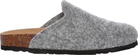 Exani Men's Felt Slipper Light Grey