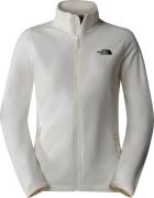 The North Face Women's 100 Glacier Full-Zip Fleece White Dune/NPF