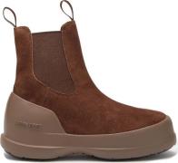 Moon Boot Women's Luna Chelsea Suede Brown