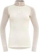 Devold Women's Duo Active Merino 210 Zip Neck Raw White