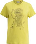 Lundhags Women's Järpen Printed T-Shirt Pale Lemon