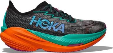 Hoka Women's Mach X 2 Black / Electric Aqua