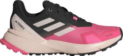 Adidas Women's Terrex Soulstride RAIN.RDY Trail Running Shoes Pink Fus...