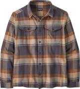 Patagonia Men's Fjord Flannel Shirt Sunrise Ridge/Forge Grey