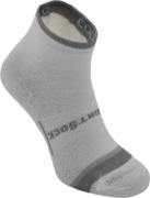 Wrightsock Coolmesh II Quater Anti Blister System White Grey