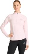 New Balance Women's Harmony Half Zip Rose Sugar