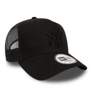 New Era Men's Clean Trucker New York Yankees Black/Black